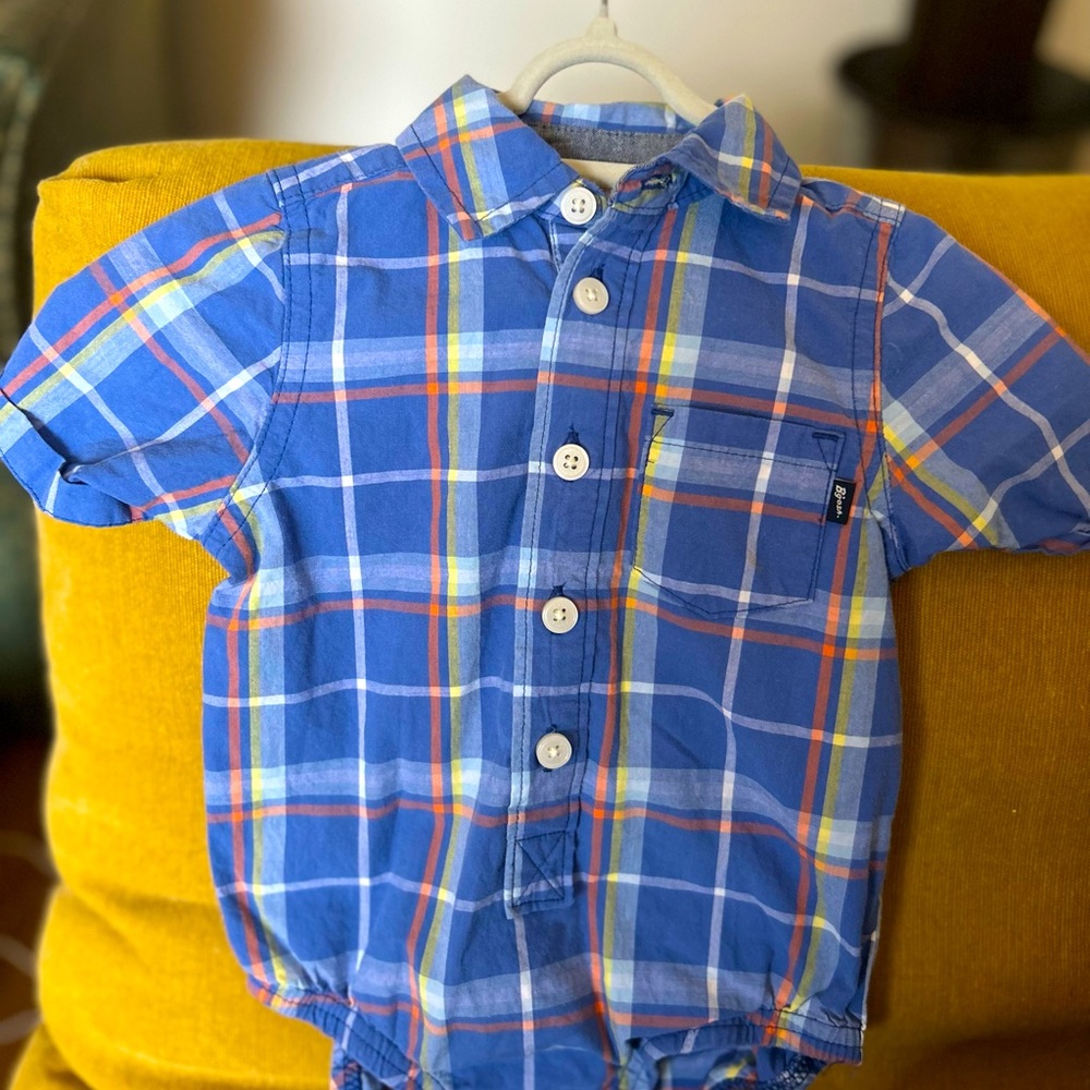 OshKosh collared onesie.